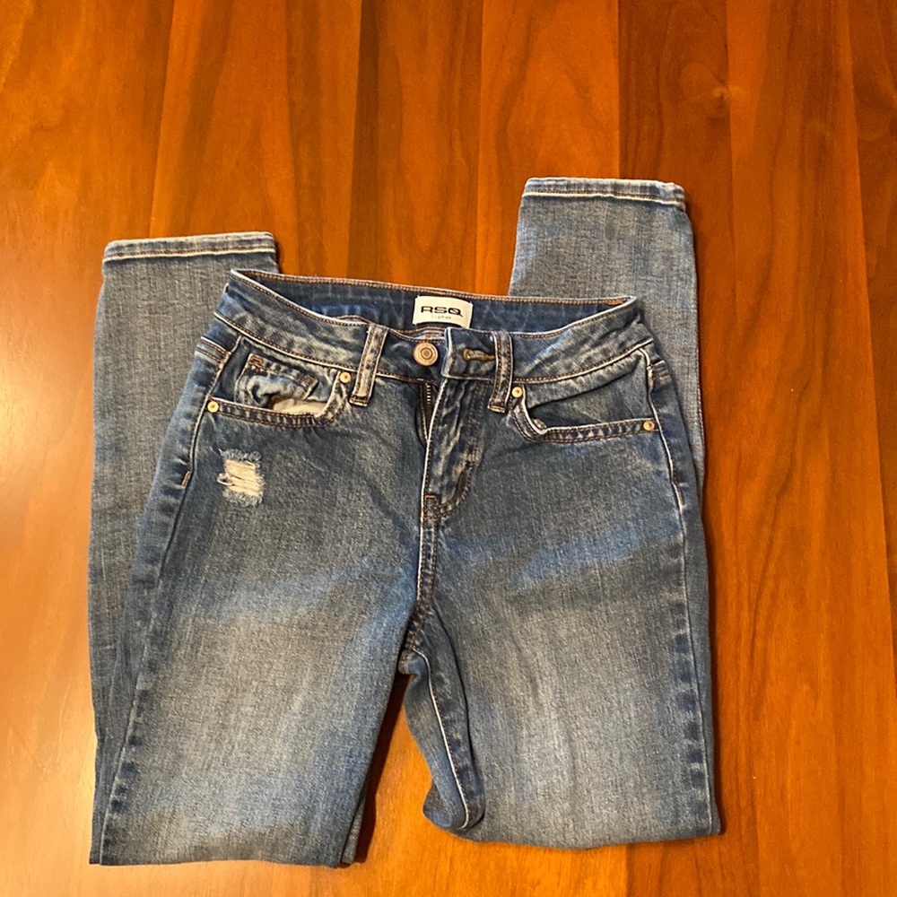 RSQ Girls Deconstructed Jeans